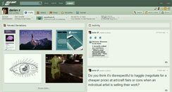 Desktop Screenshot of danlev.deviantart.com