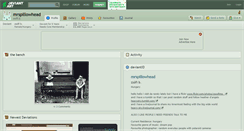 Desktop Screenshot of mrspillowhead.deviantart.com