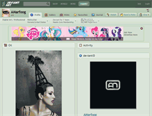Tablet Screenshot of amarfoog.deviantart.com