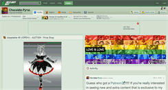 Desktop Screenshot of chocolate-pyrus.deviantart.com