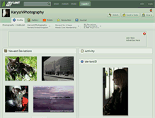 Tablet Screenshot of karyssvphotography.deviantart.com