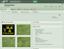 Tablet Screenshot of boreasanemos.deviantart.com