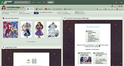 Desktop Screenshot of nickyflamingo.deviantart.com