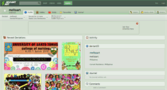 Desktop Screenshot of melissart.deviantart.com
