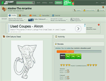 Tablet Screenshot of alexine-the-arcanine.deviantart.com