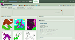 Desktop Screenshot of monm-monm.deviantart.com