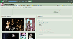 Desktop Screenshot of chappytherabbit.deviantart.com