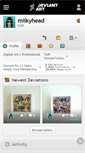 Mobile Screenshot of milkyhead.deviantart.com