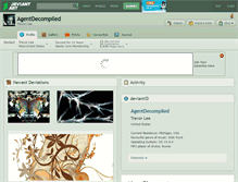 Tablet Screenshot of agentdecompiled.deviantart.com