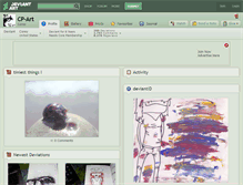 Tablet Screenshot of cp-art.deviantart.com