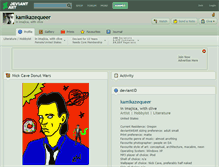 Tablet Screenshot of kamikazequeer.deviantart.com
