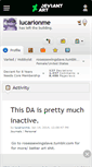 Mobile Screenshot of lucarionme.deviantart.com