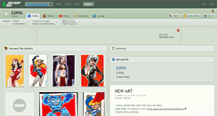 Desktop Screenshot of e2poc.deviantart.com