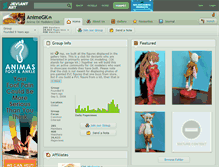 Tablet Screenshot of animegk.deviantart.com