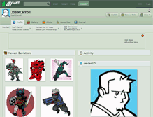 Tablet Screenshot of joelrcarroll.deviantart.com