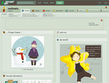 Tablet Screenshot of melimelo.deviantart.com