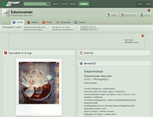 Tablet Screenshot of futurowoman.deviantart.com