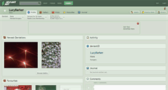 Desktop Screenshot of lucybarker.deviantart.com