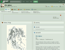 Tablet Screenshot of dm-jigsaw.deviantart.com