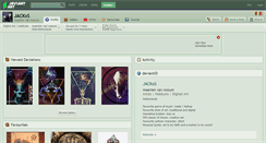 Desktop Screenshot of jackxs.deviantart.com