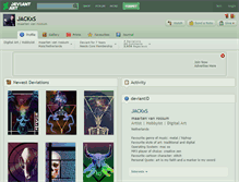 Tablet Screenshot of jackxs.deviantart.com