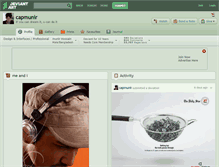 Tablet Screenshot of capmunir.deviantart.com