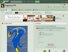 Tablet Screenshot of dragonace1999.deviantart.com