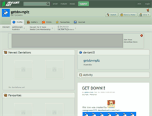 Tablet Screenshot of getdownplz.deviantart.com