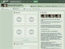 Tablet Screenshot of devious-perversions.deviantart.com