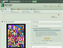 Tablet Screenshot of beck-carter.deviantart.com