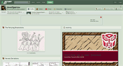 Desktop Screenshot of jewelsparrow.deviantart.com