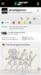 Mobile Screenshot of jewelsparrow.deviantart.com