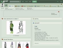 Tablet Screenshot of cyai.deviantart.com