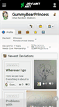 Mobile Screenshot of gummybearprincess.deviantart.com