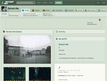 Tablet Screenshot of deixei-me.deviantart.com