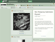 Tablet Screenshot of ilfordphoto.deviantart.com