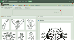 Desktop Screenshot of hundera.deviantart.com