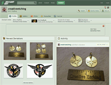 Tablet Screenshot of creativeetching.deviantart.com