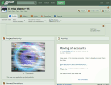 Tablet Screenshot of lil-miss-disaster-95.deviantart.com