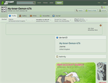 Tablet Screenshot of my-inner-demon-676.deviantart.com