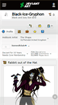 Mobile Screenshot of black-ice-gryphon.deviantart.com
