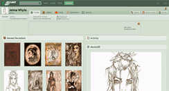 Desktop Screenshot of jenna-whyte.deviantart.com