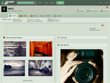 Tablet Screenshot of dafni.deviantart.com