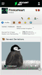 Mobile Screenshot of fireiceheart.deviantart.com
