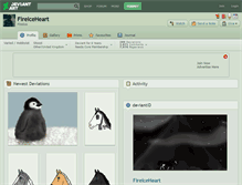 Tablet Screenshot of fireiceheart.deviantart.com