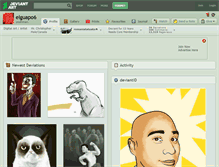 Tablet Screenshot of elguapo6.deviantart.com