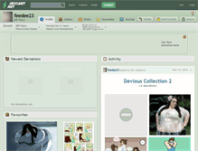 Tablet Screenshot of feedee23.deviantart.com