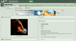 Desktop Screenshot of indigomidnight.deviantart.com