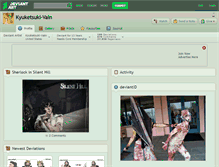 Tablet Screenshot of kyuketsuki-vain.deviantart.com