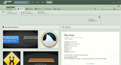 Desktop Screenshot of mactyler.deviantart.com
